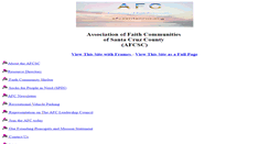 Desktop Screenshot of afcsantacruz.org